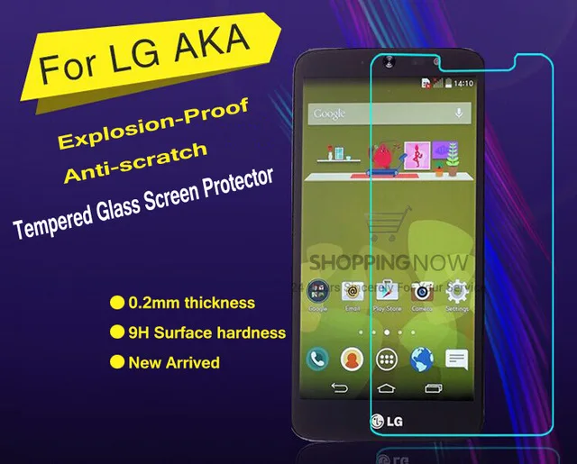 2.5D Закаленное стекло для LG AKA Высококачественная защитная пленка