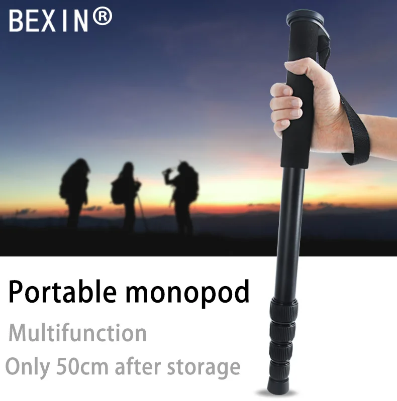 BEXIN Unipod палка штатив монопод легкий переносной монопод для камеры для SLR DSLR цифровой видеокамеры с ножкой для ногтей сумка для переноски