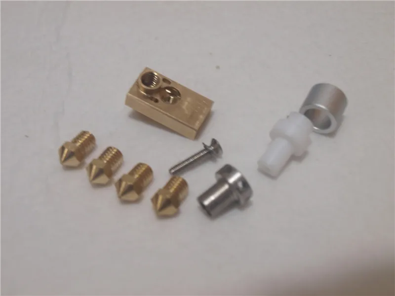 Funssor 1 комплект * 75/3 мм Olsson блок hotend Набор сменных сопел PTFE соединитель Горячий