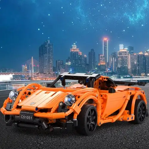 

421pcs Technic Series RC Car Model Building Blocks Remote Control Sportscar Racer Cars Bricks Toy For Kids fit