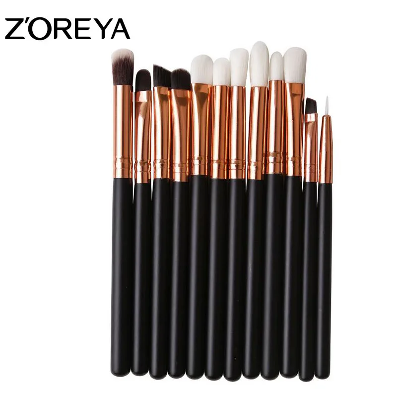 ZOREYA 12 шт. хит продаж кисти для макияжа кисточка век набор кистей инструменты pincel