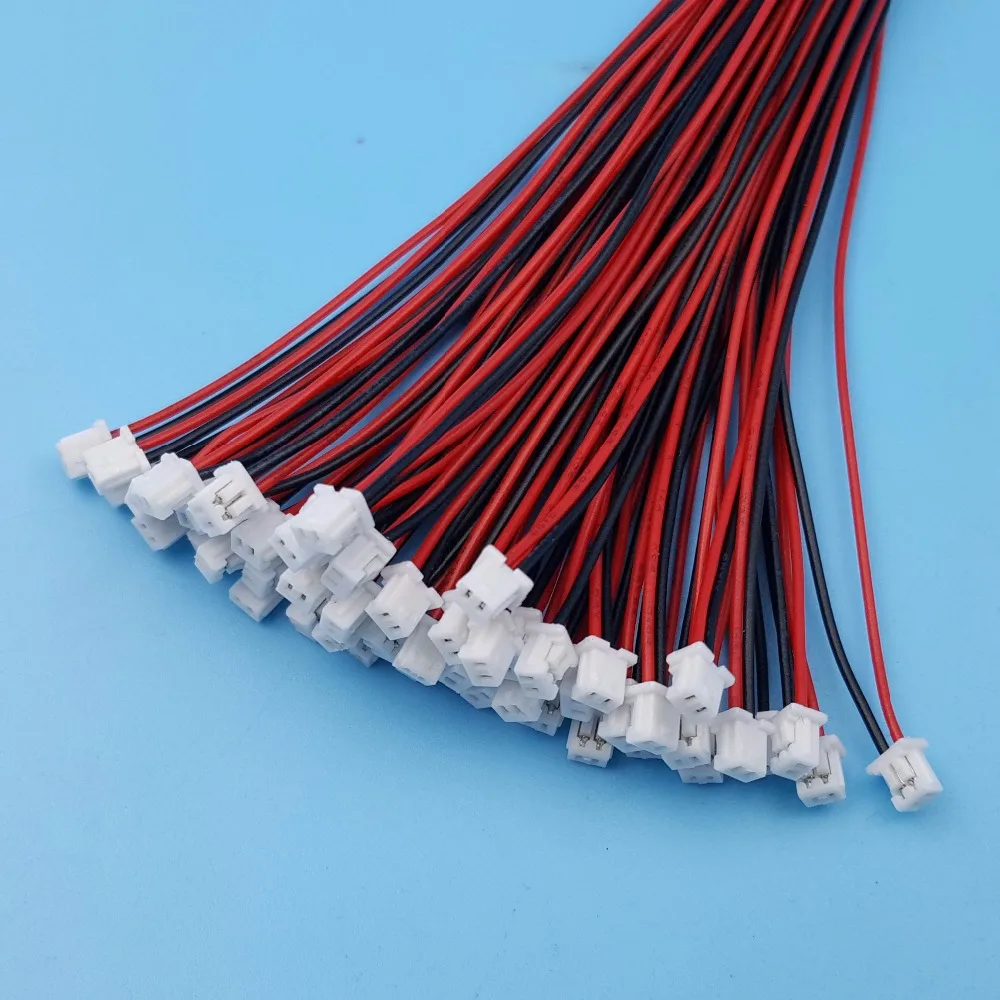 50 комплектов 2Pin одноконцевой Micro JST шаг 1 25 мм 15 см 28AWG провод для разъема платы |