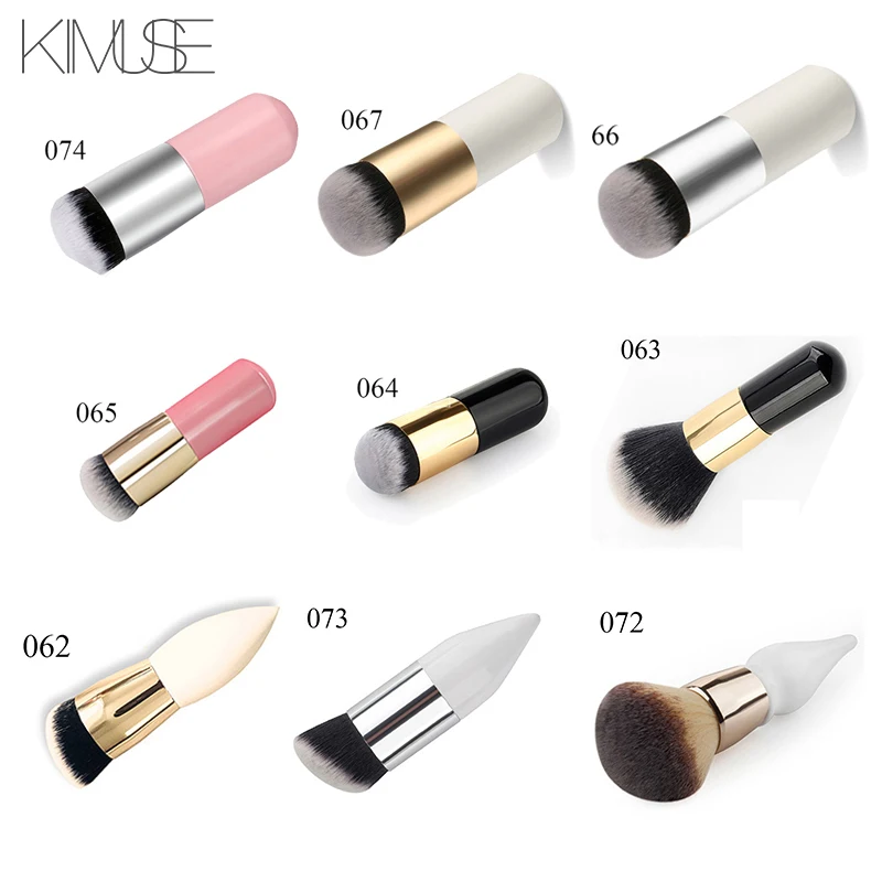 KIMUSE Chubby Pier кисть для тонального крема Кисть для макияжа пудра Румяна Косметическая кисть Кабуки кисть необходимые инструменты для макияжа