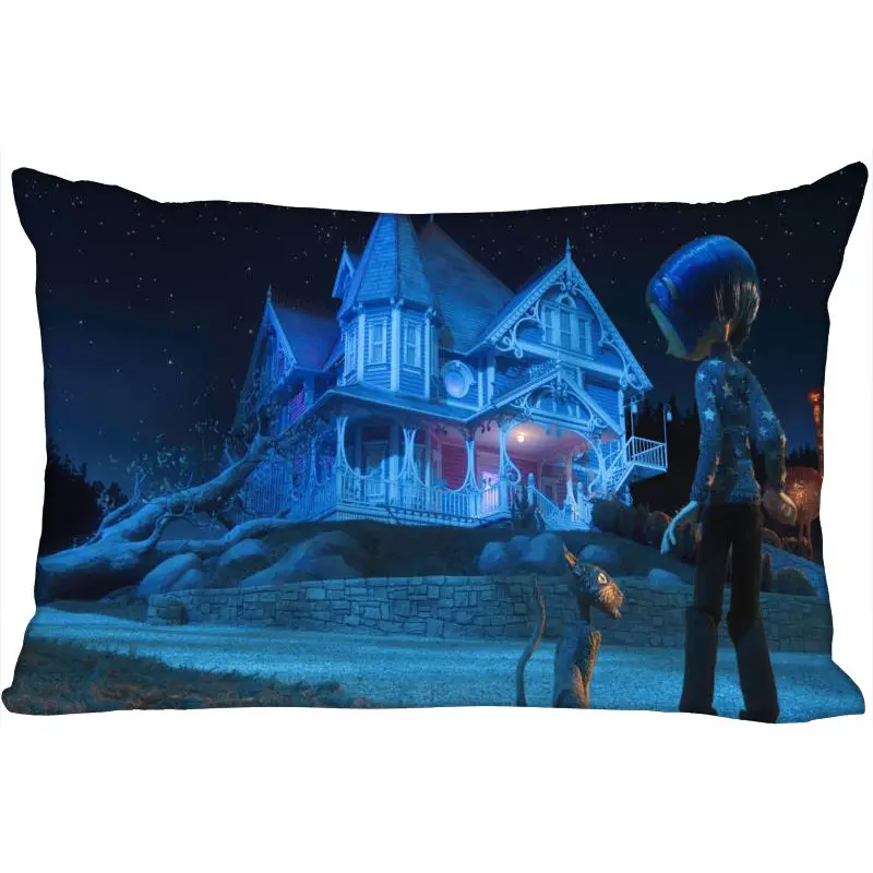 ShunQian Custom Coraline горячая распродажа Новое поступление прямоугольная декоративная Свадебные наволочки мягкая не выцветает наволочка индивидуальный подарок - Цвет: Pillow Case