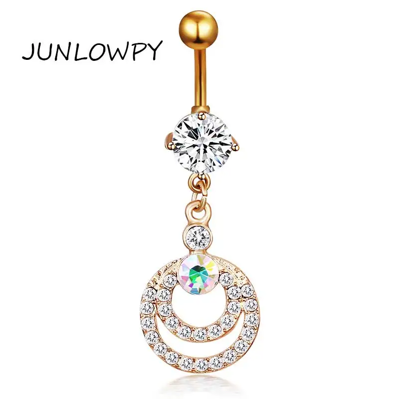JUNLOWPY кольцо для живота 20 штук пирсинг ювелирные изделия тела без никеля