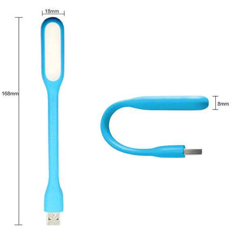 Мини Портативный USB Светодиодная лампа 5V 1 2 W супер яркая книга светильник для