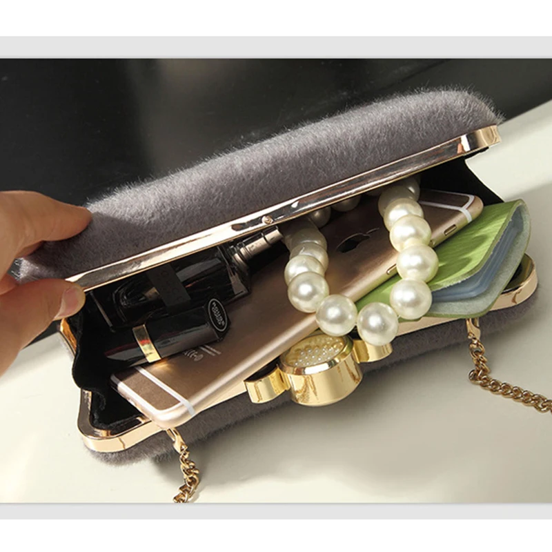 

New Arrival Evening Clutches Bags Women Party Fashion Female Evening Bag 2018 Ladies Shoulder Bags Long Chains Female Clutch
