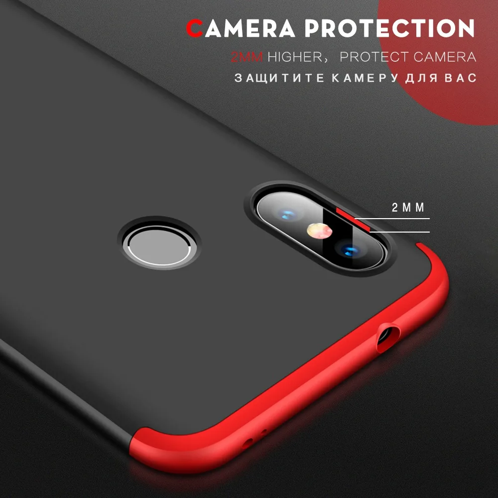 Case For Xiaomi Pocophone F1 360 Cover Xiomi MI 8 Lite A2 Redmi Note 6 Pro 5 Plus 6A 5A S2 Mi Max 3 | Мобильные телефоны и