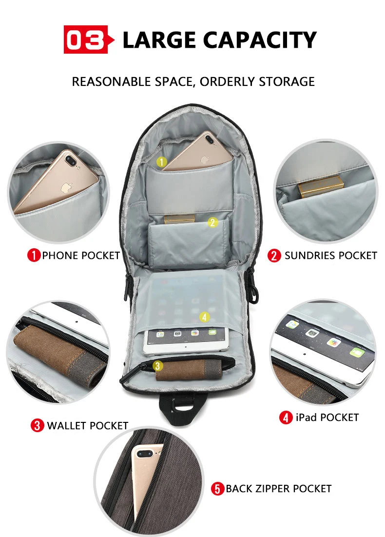 New Crossbody Bags Fashion Men Shoulder Bags 9.7 inch Ipad Chest Pack Woemn Male Short Trip Messengers Bag