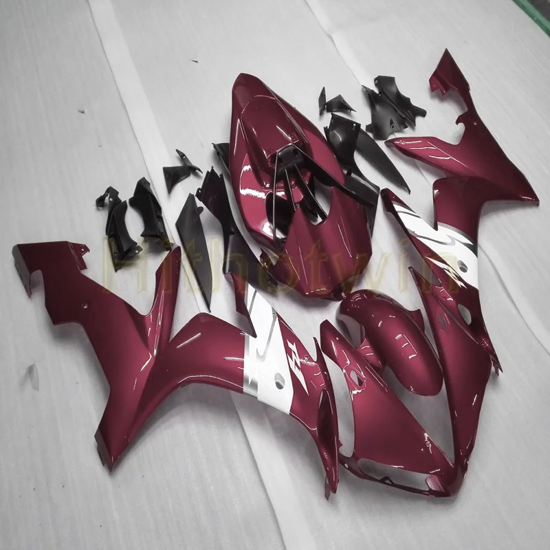 На заказ YZFR1 04 05 06 мотоцикл Артикул для yamaha YZF R1 2004 2005 2006+ Botls+ белый ABS Пластиковый обтекатель корпуса