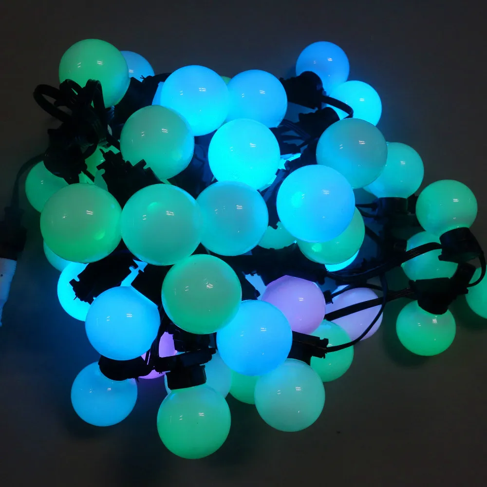 50 узлов адресный DC12V WS2811 Светодиодный ход Водонепроницаемый полноцветный С G40