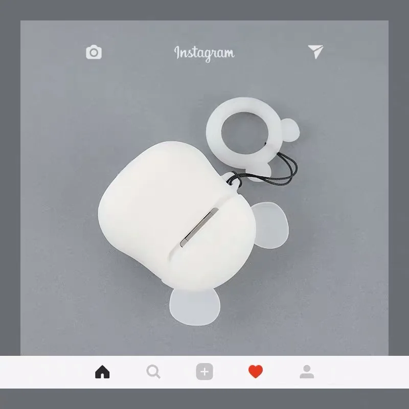 Модный брендовый чехол для наушников с медведем для Airpods 1 чехол защитные наушники для Airpods 2 Чехол s сумка для Airpods кольцевой ремень