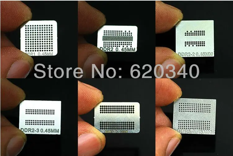 2 комплекта BGA память с прямым подогревом (DDR + DDR2 3 DDR3 DDR5 = 6 шт./компл.) набор