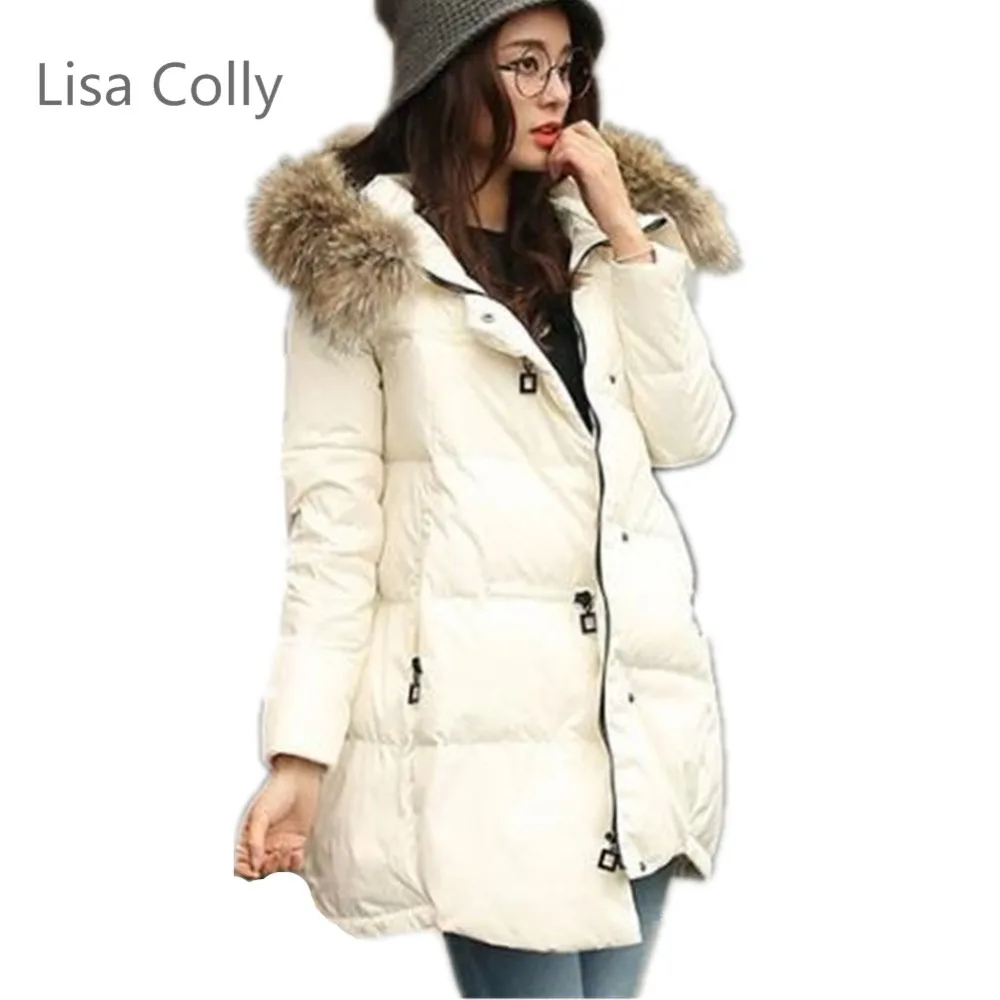 

Lisa Colly Plus 5XL Fashion Winter Coat Jacket Women New Parka Casual Outwear Long fur coat Thickening Cotton Coat with Hooded