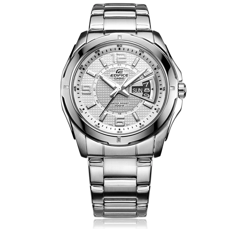 Casio Edifice часы кварцевые наручные Бизнес Мужские топ модный бренд настольные EF 129D 1A
