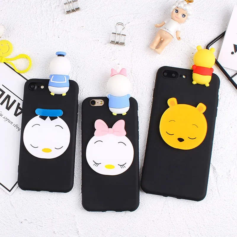 3D Cute Mickey Minnie Case For Samsung Galaxy J5 2016 J510 J5108 SM-J510H Bear Duck Soft TPU Cover |