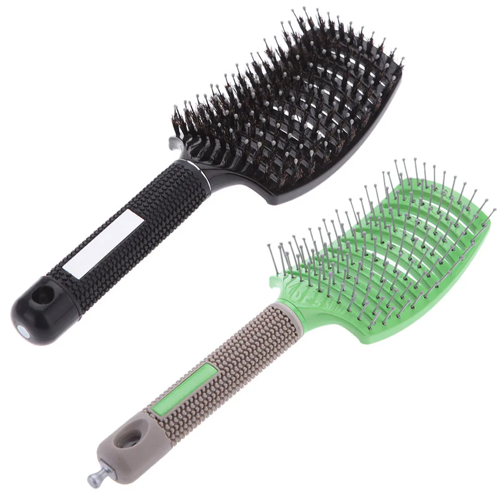 Антистатическое изогнутое вентиляционное отверстие для волос зубная Расческа