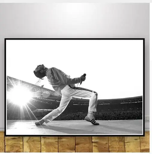 Художественный постер Queen Freddie Mercury постеры Rhapsody в богемном стиле и искусство на