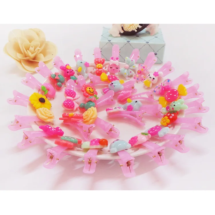 Новинка простые цветные украшения для волос головной убор детская заколка