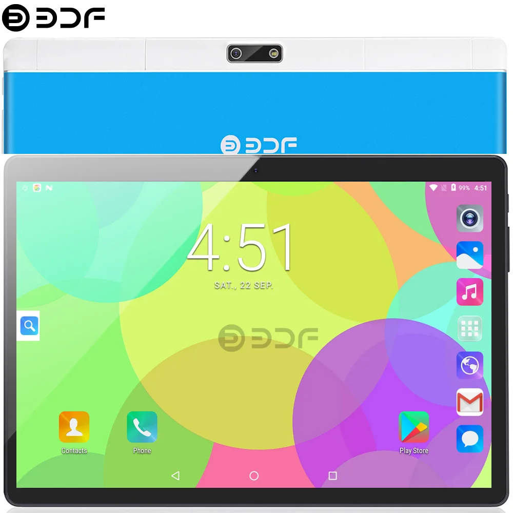BDF, 10 дюймов, Android 7,0, планшет, четыре ядра, Bluetooth, wifi, Sim, 3G, телефон, планшеты, мобильный, 4 ГБ/64 ГБ, планшетный ПК, маленький компьютер, 7, 8, 9 дюймов