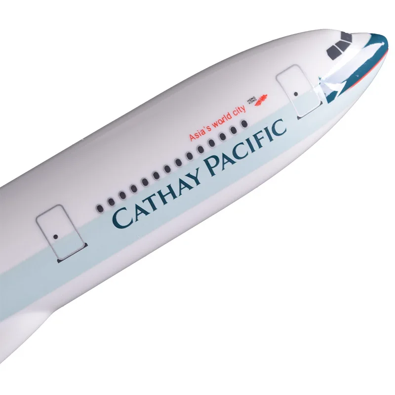 40 см Аэробус A330 Cathay дыхательные пути модель смолы 100th самолета авиации украшения