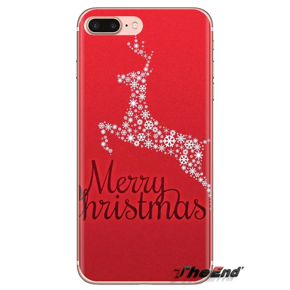 For Xiaomi Redmi 4A S2 Note 3 3S 4 4X 5 Plus 6 7 6A Pro Pocophone F1 Christmas Xmas Tree Gift Soft Transparent Cases Covers |
