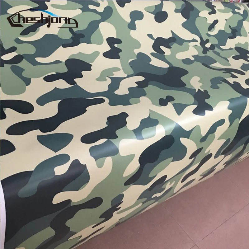 Городская армейская зеленая камуфляжная виниловая пленка для защиты от снега