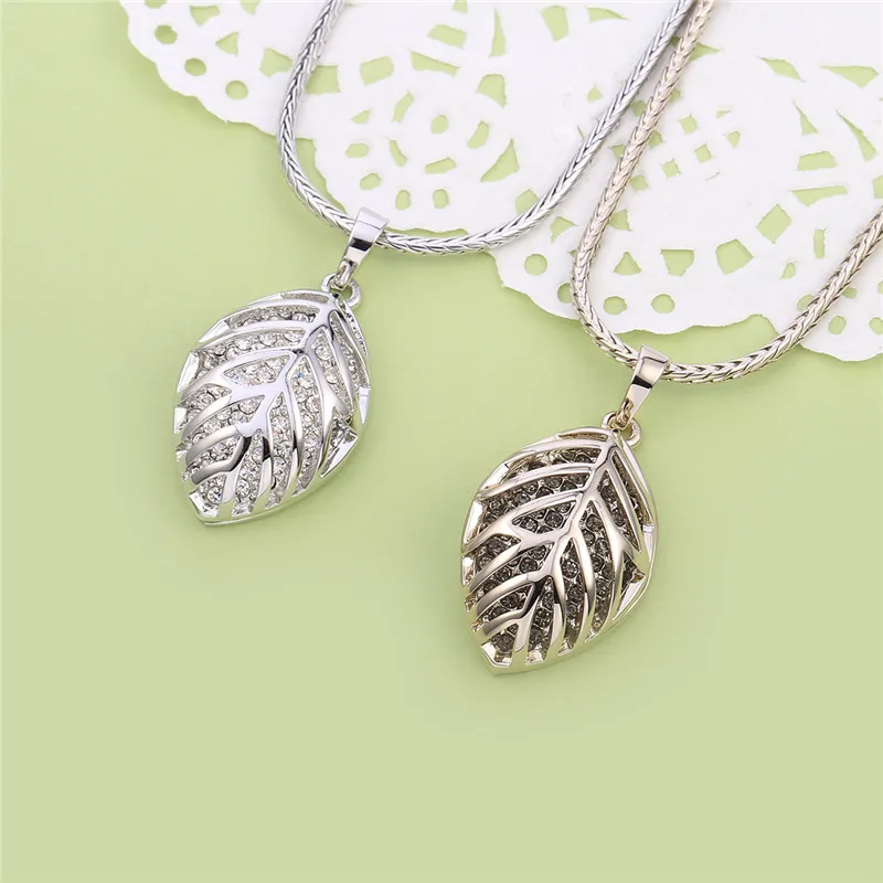 Женское геометрическое ожерелье с подвеской в виде листьев|fashion necklace|necklace bestnecklace
