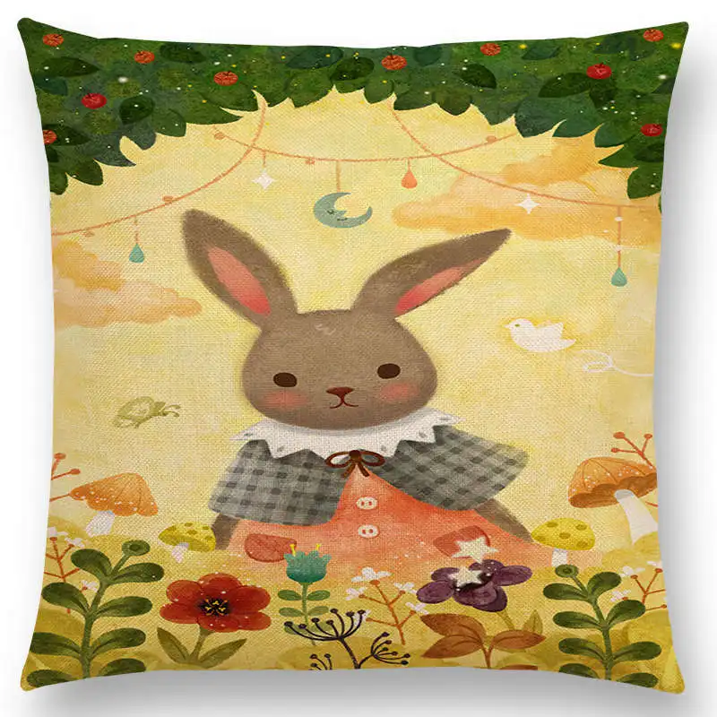 Горячая Распродажа симпатичные Мультяшные животные милая девушка