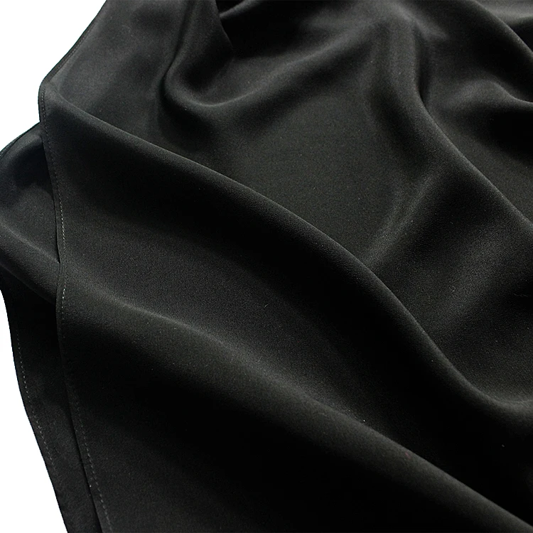 Новое черное шелковое платье тутового шелкопряда для весны/лета 2020|Женские