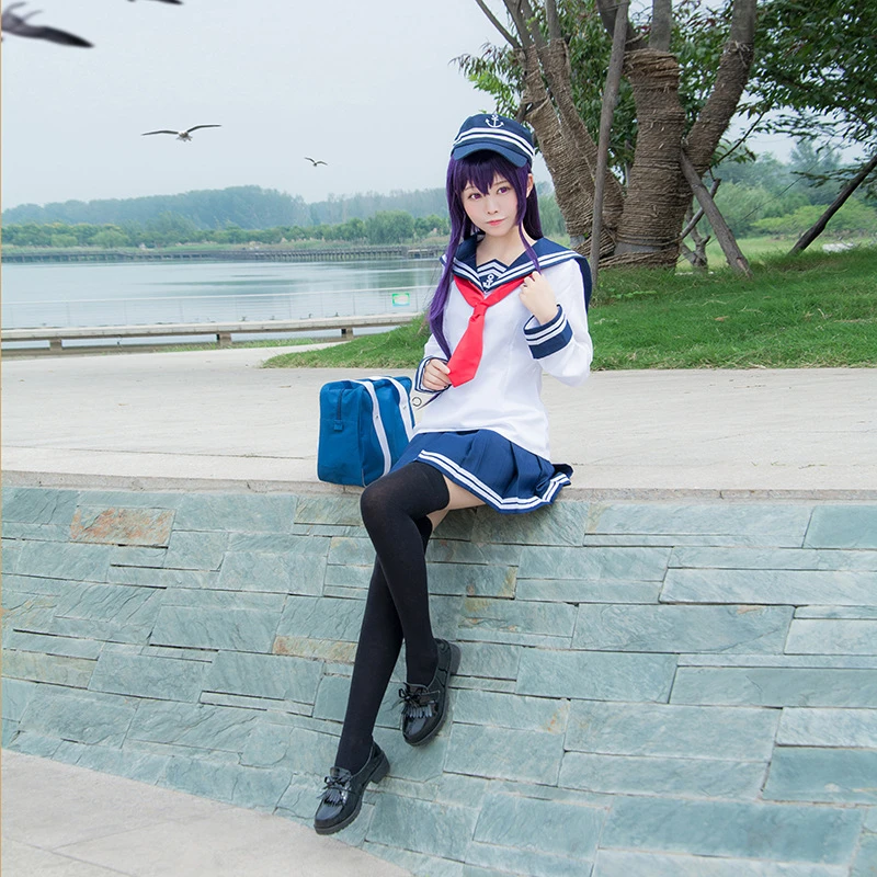 Костюм для косплея Shimakaze коллекция Kantai костюм моряка полная Коллекционная
