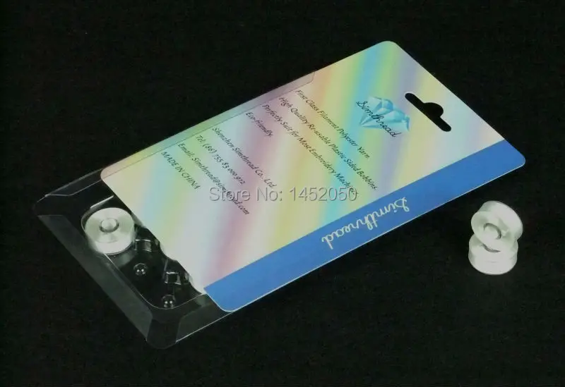 Новое поступление тип L предварительно намотанная вышивальная пластиковая