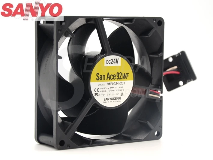 Водонепроницаемый вентилятор охлаждения для Sanyo 9WF0924H203 24V 0.35A A90L 0001 0577|cooling fan|24v