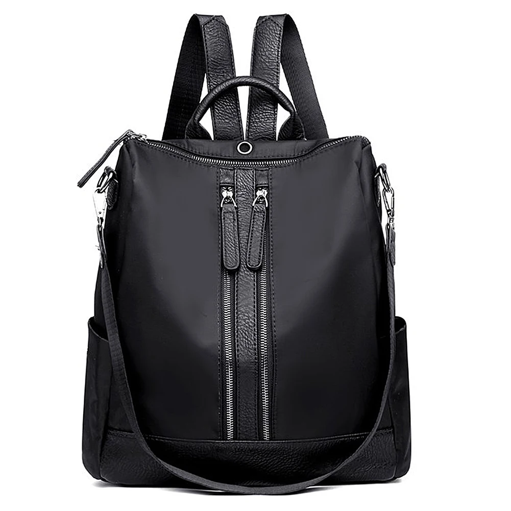 Модный женский рюкзак водонепроницаемый Оксфордский вместительная однотонная