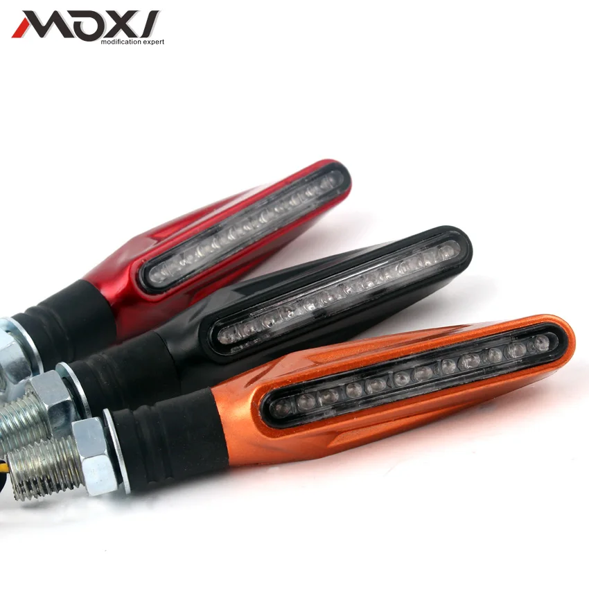 1 пара модные мотоциклетные светодиодный поворотник светильник 12 Светодиодный