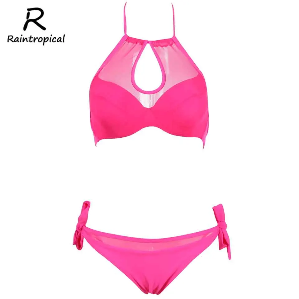 Мини Микро Бикини rainтропический купальник пуш ап сексуальный женский