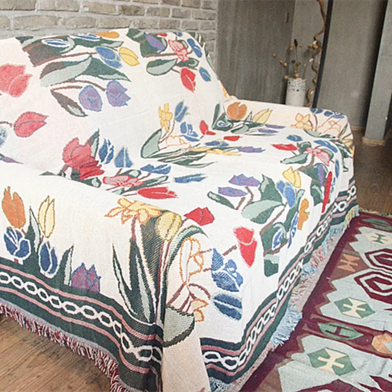 Drop Shipping Tulip flowers Sofa Cover Cotton Anti-skid blanket Universal Sofa decorative slipcover fundas de sofa towel Mat
Drop Shipping Tulip flowers Sofa Cover Cotton Anti-skid blanket Universal Sofa decorative slipcover fundas de sofa towel Mat