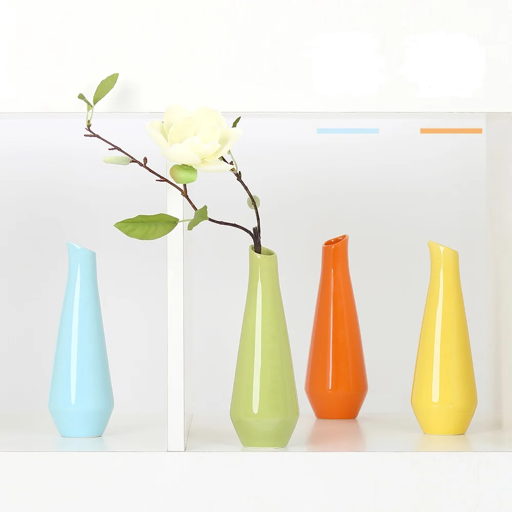 Свадебные украшения Геометрическая керамическая ваза в форме капли украшение