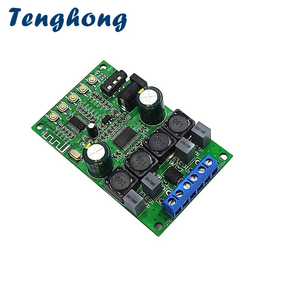 

Плата усилителя звука Tenghong TPA3118D2, Bluetooth 5,0, 30 Вт * 2