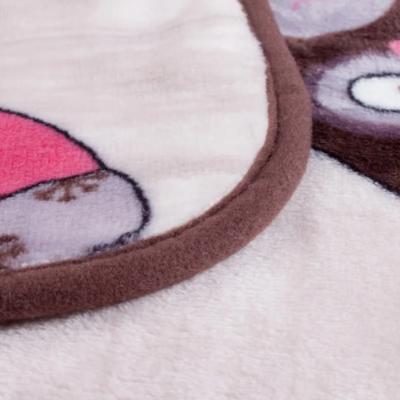 Высокое качество! Фланелевое детское одеяло с рисунком пиона фирменные зимние