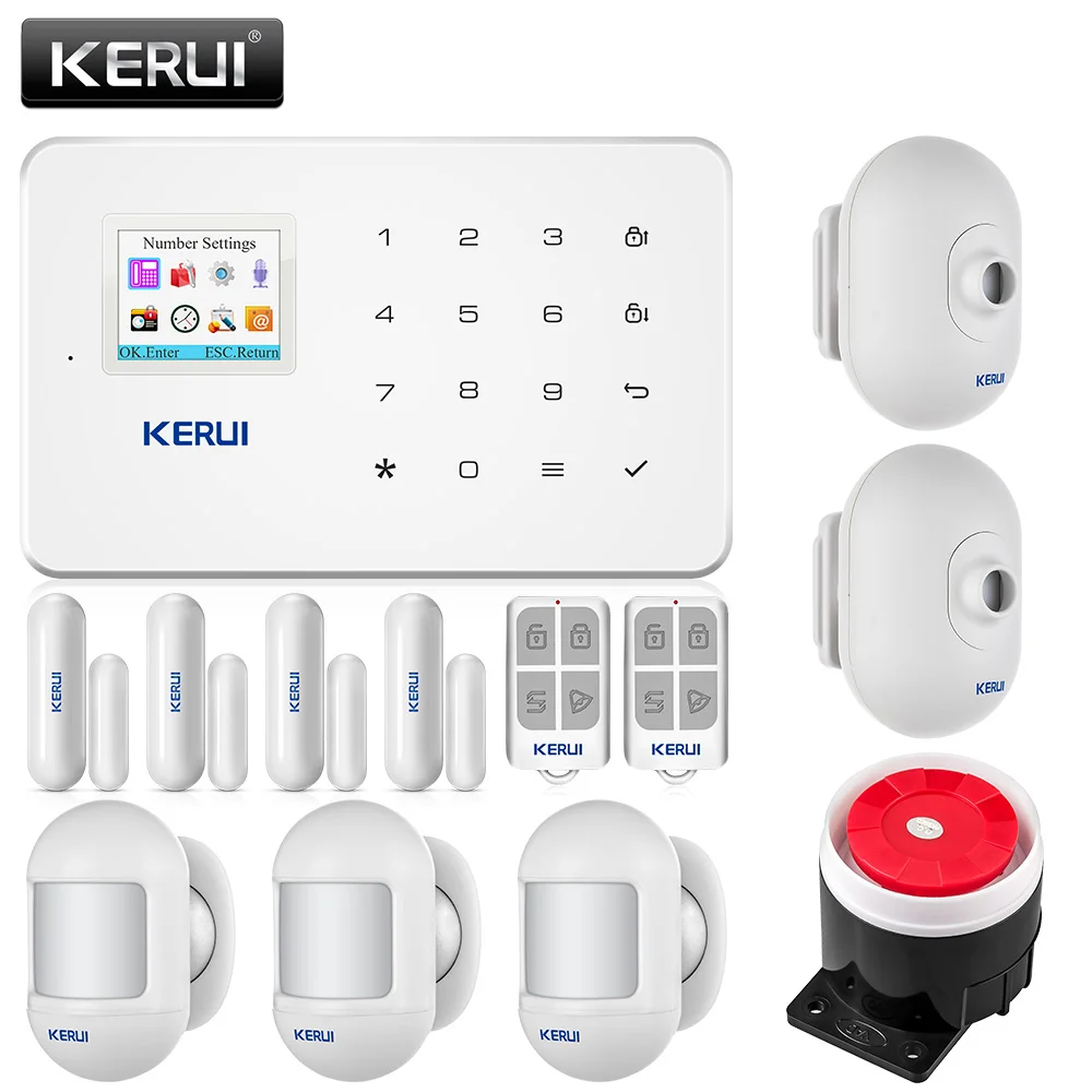 KERUI G18 Беспроводной GSM домашняя охранная сигнализация Системы от грабителей IOS и