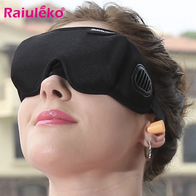 Летняя 3D маска для сна женщин и мужчин повязка накидка на глаза мягкая