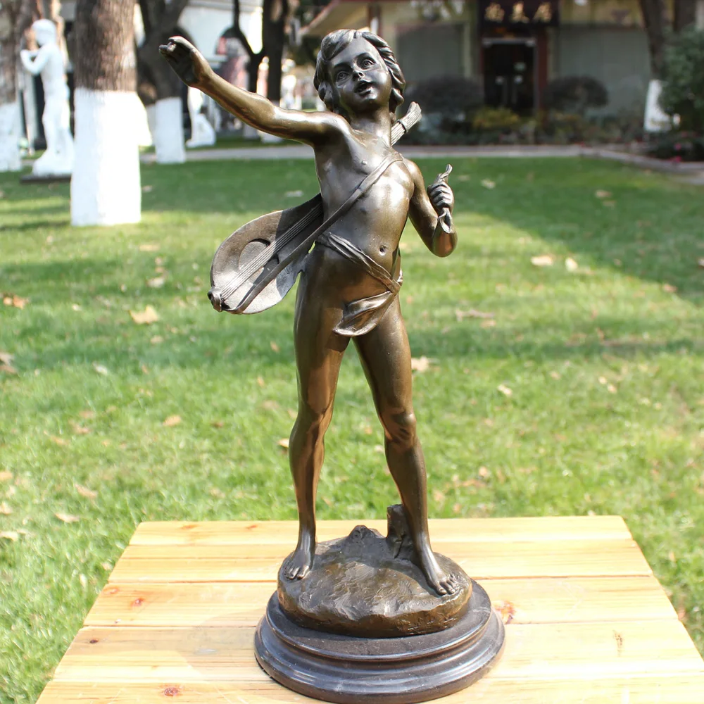 Бронзовая статуя пипы prodigy художественные работы домашний декор подарок на день