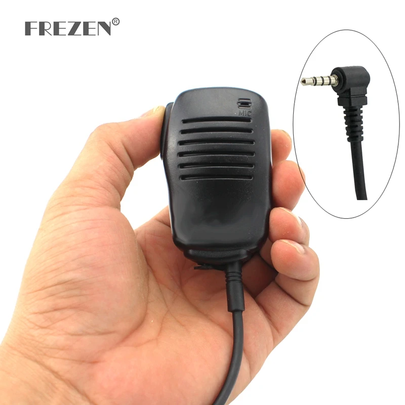 Mini Speaker Mic SM-25 Microphone PTT 1pin For Walkie Talkie Yaesu Vertex VX-1R 2R 3R 5R 150 160 180 210/A Two Way Radio 3.5mm