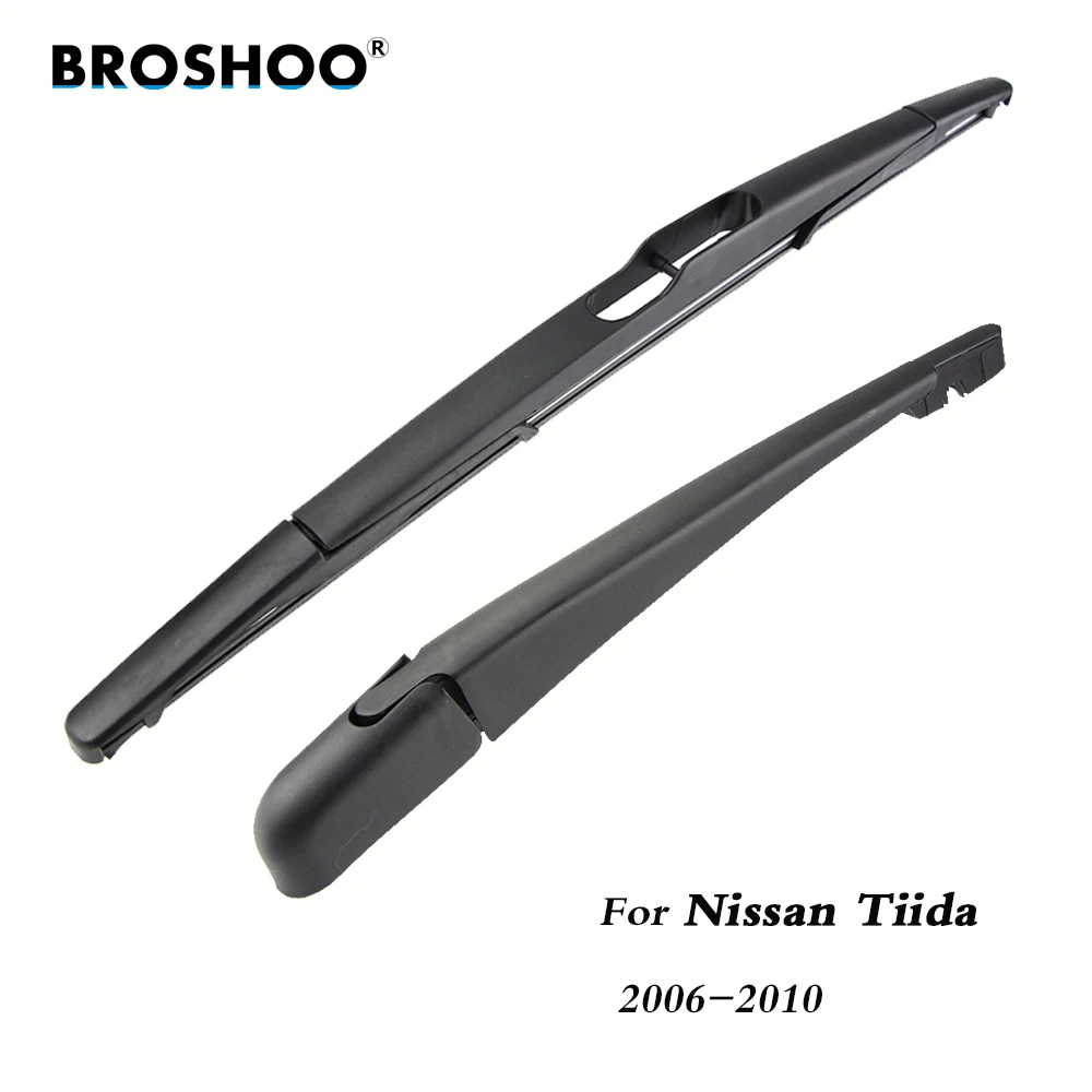 BROSHOO Автомобильная Задняя щетка стеклоочистителя для Nissan Tiida хэтчбек(2006-2010) 355 мм, лобовое стекло авто стиль
