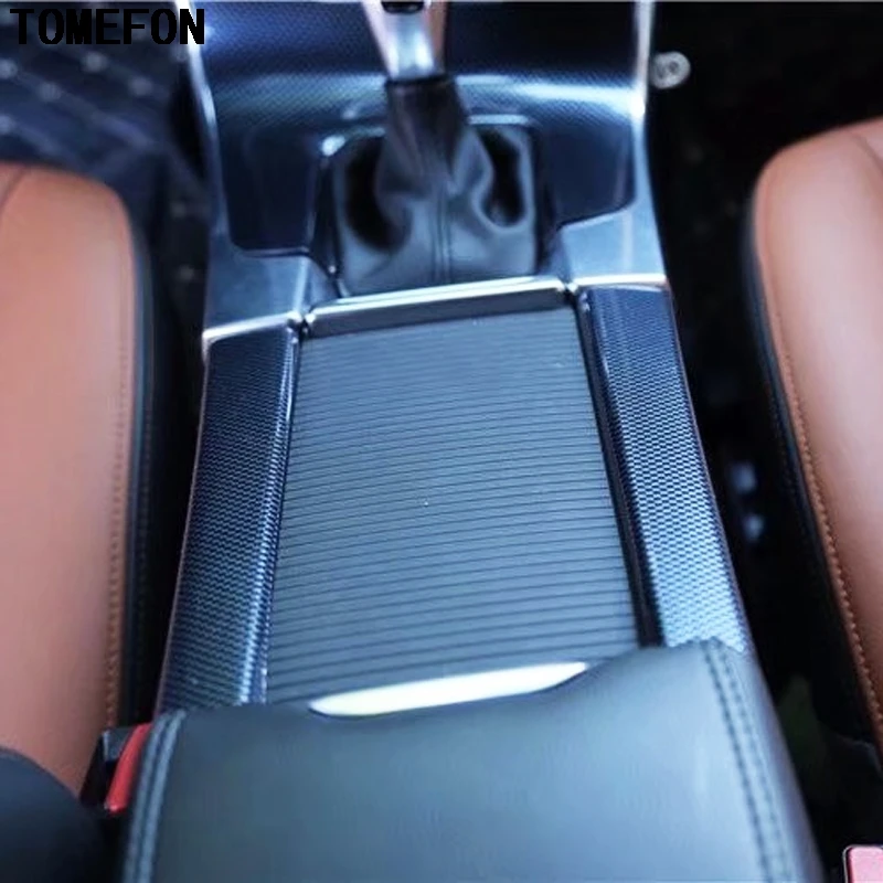 TOMEFON для Volvo S60 2014-2018 ABS углеродное волокно краска Межкомнатная Дверная панель