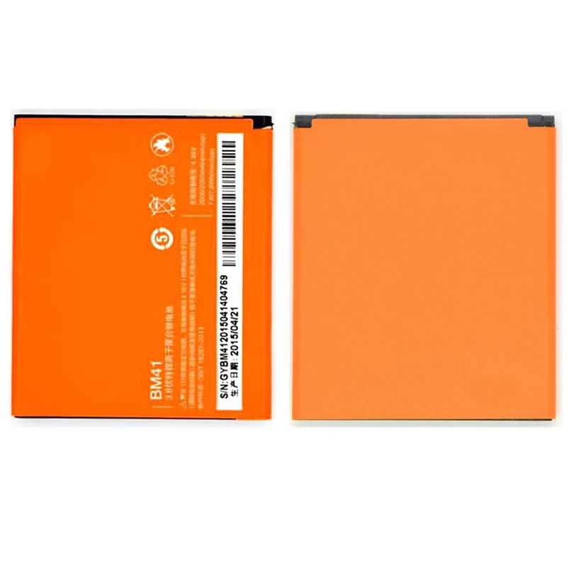 Высокое Качество xiaomi hongmi мобильный телефон 2050mAh BM41 батарея для смартфона в
