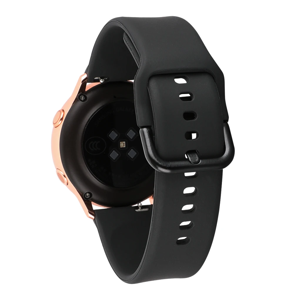 20 мм силиконовый ремешок для часов samsung Galaxy Watch 42 мм/gear Sport/Garmin Vivoactive 3/Vivoactive 3 Music/Forerunner 645 ремешок
