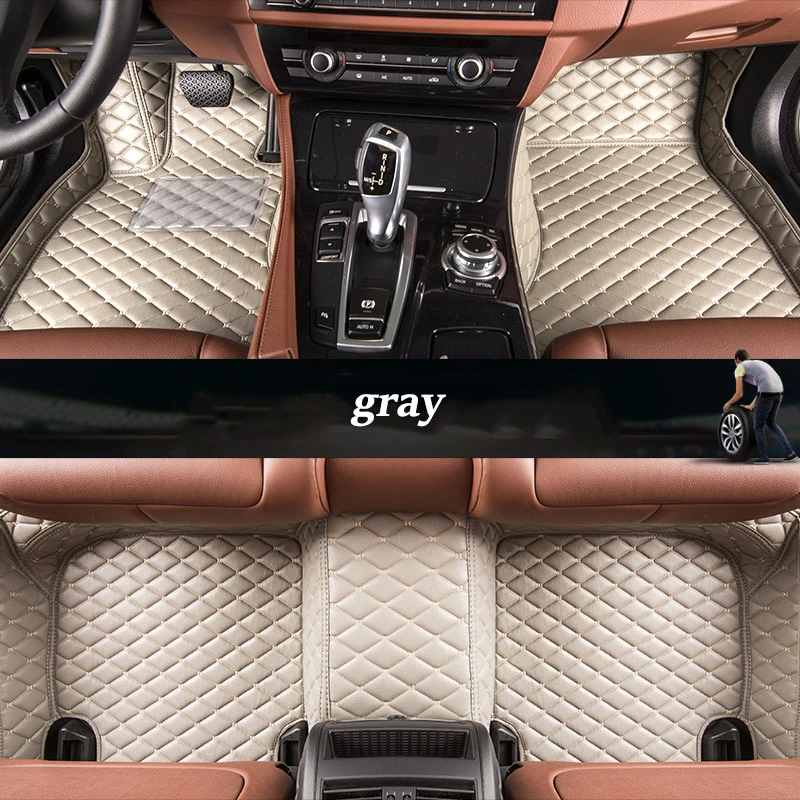 

kalaisike Custom car floor mats for Toyota All Models land cruiser prado camry rav4 corolla highlander yaris venza prius Alphard