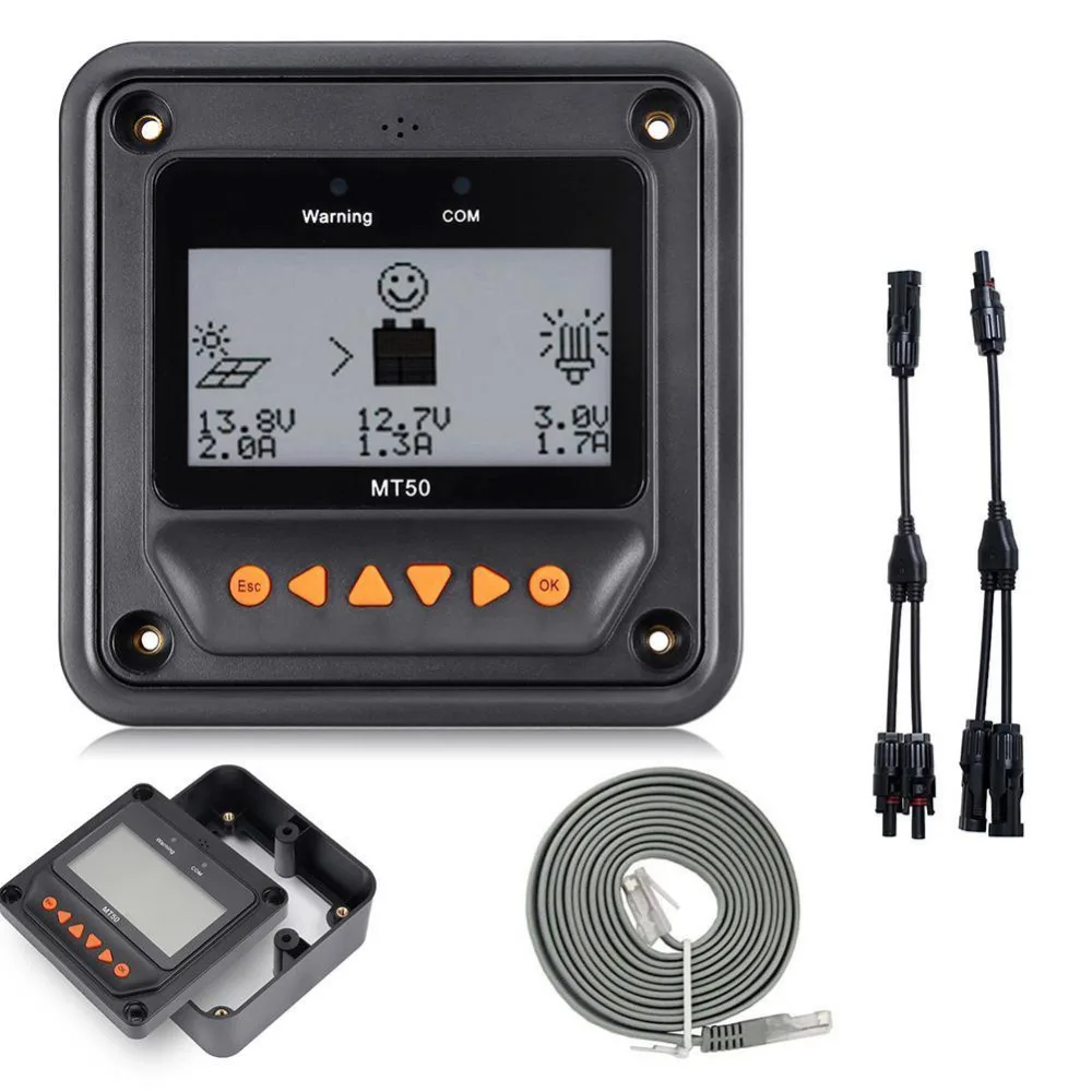 Дистанционный ЖК дисплей для Tracer/EPIPC COM MPPT серии регулятор солнечного заряда + 1